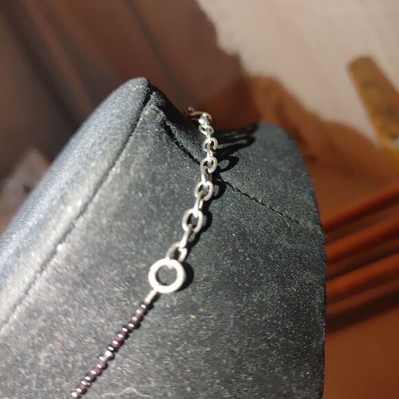 925 Tassels Black Faceted Beaded Necklace Mourning Vintage Victorian Jet Glass - Picture 7 of 16